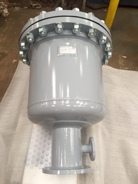 sewage pump damper tank